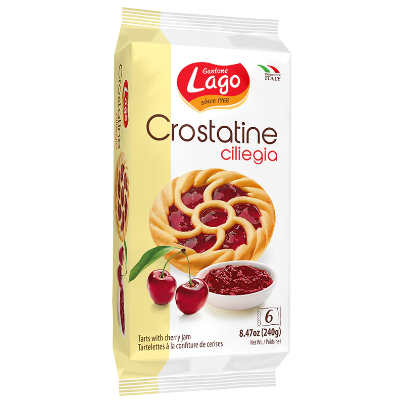 Lago Crostatine, Tarts with Cherry Jam, 8.46 oz | 6 x 1.41 oz - Image 2