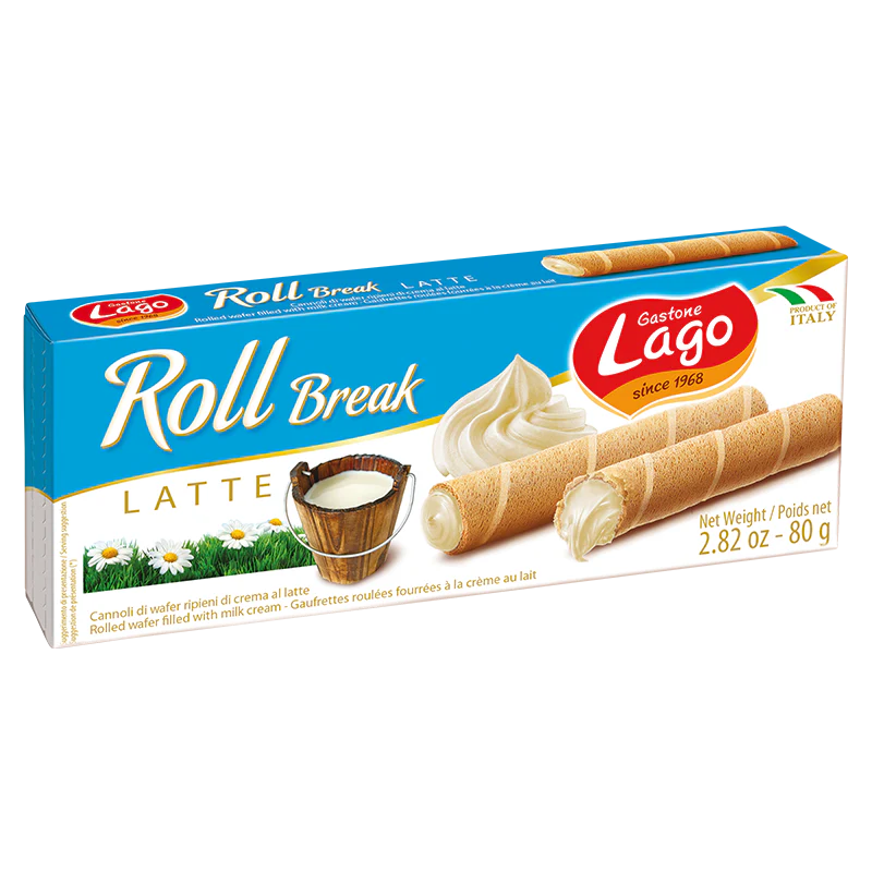 Lago Roll Break Milk, 2.82 oz | 80g