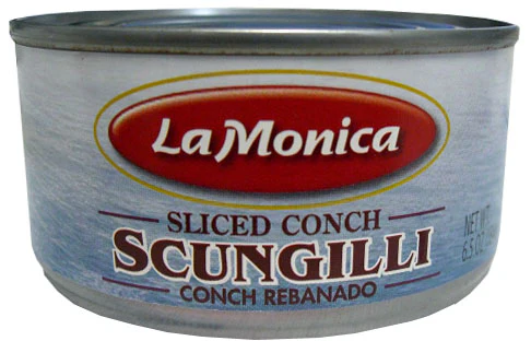 LaMonica Scungilli Sliced Conch, 6.5 OZ. Can
