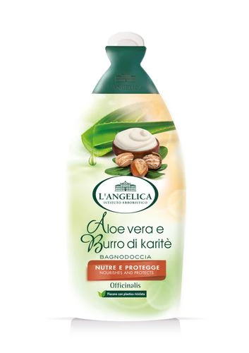 L'Angelica Aloe Vera & Shea Butter Body Wash, 16.9 oz | 500ml
