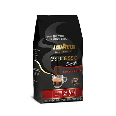 LavAzza Espresso Barista Gran Crema Coffee Beans, 2.2 LB Bag
