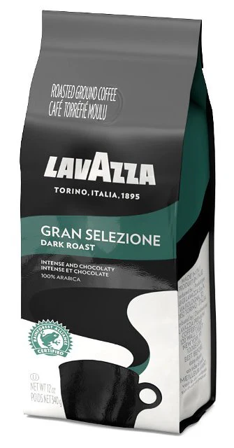 Lavazza Gran Selezione Ground Coffee Blend, Dark Roast, 12-oz - Image 2
