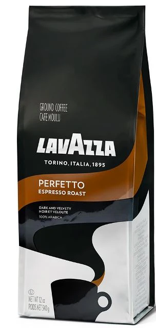 Lavazza Perfetto Ground Coffee, Medium Espresso Roast, 12-oz - Image 2