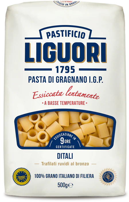 Liguori Ditali Pasta di Gragnano I.G.P., 1 lb | 453g