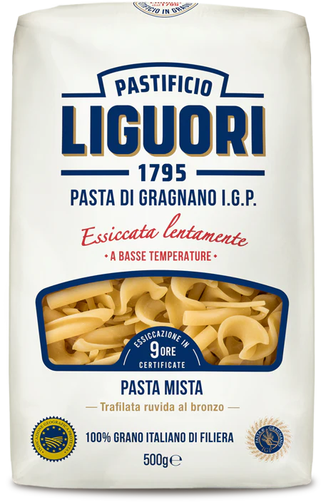 Liguori Pasta Mista di Gragnano I.G.P., #39, 1 lb | 453g