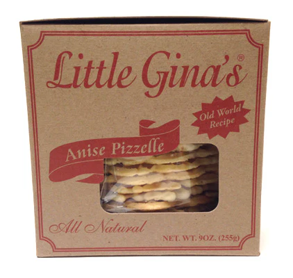 Little Gina's Anise Pizzelle, 9 oz | 255g