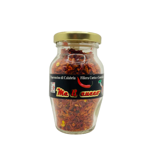 Lombardo Calabrian Hot Chilli Pepper, Crushed in Glass Jar, 1.8 oz | 50g
