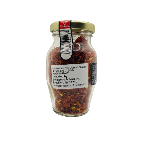 Lombardo Calabrian Hot Chilli Pepper, Crushed in Glass Jar, 1.8 oz | 50g - Image 2