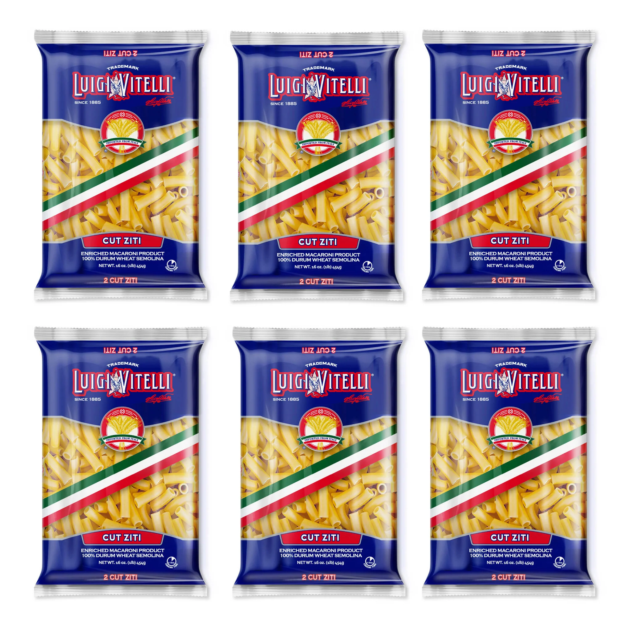 Luigi Vitelli Cut Ziti, 16 oz | 454g - Image 2