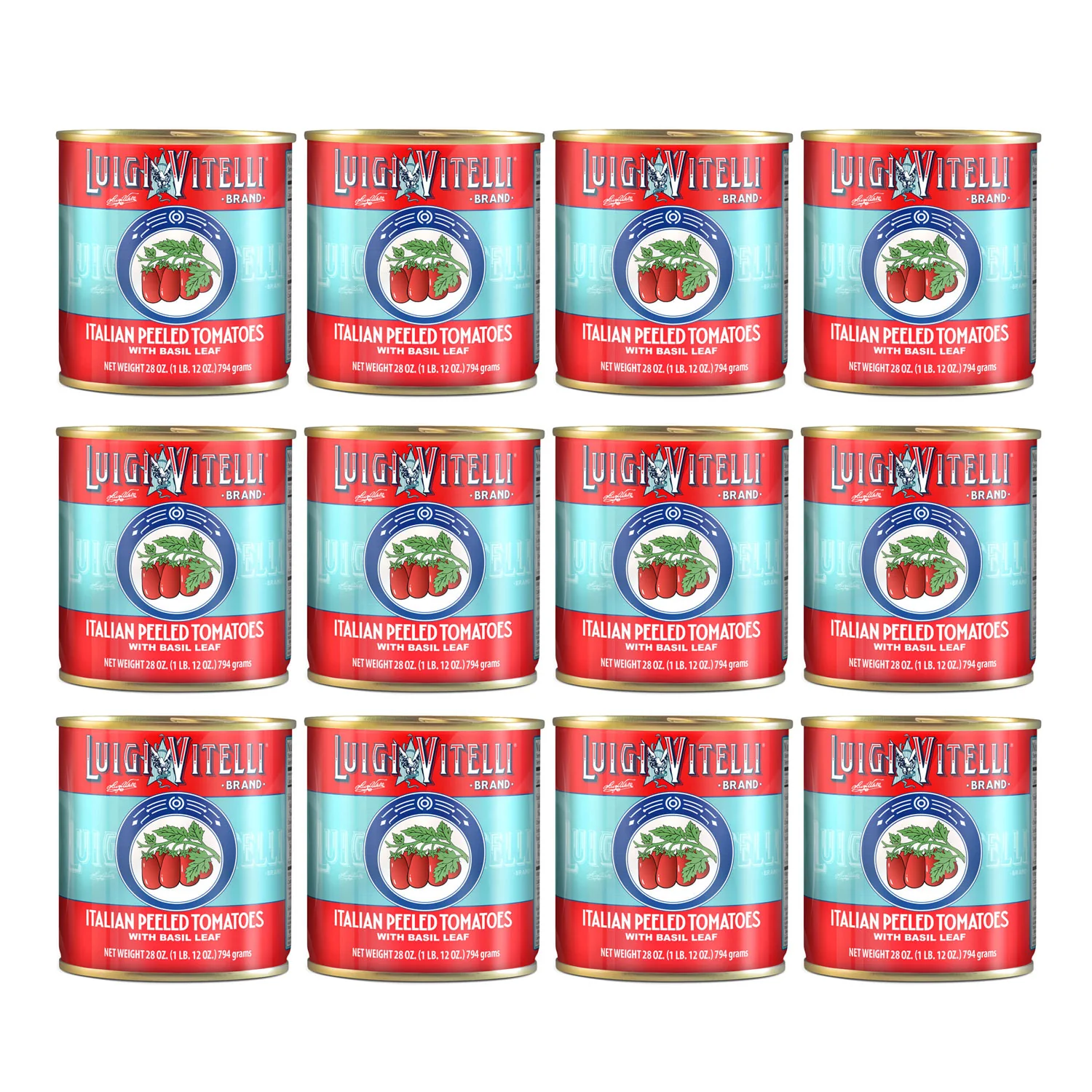 Luigi Vitelli Italian Plum Tomatoes, 1 lb 12 oz. | 28 oz Can - Image 3