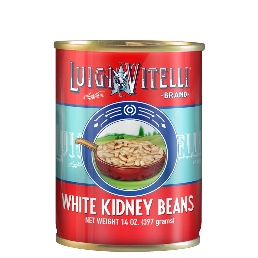 Luigi Vitelli Italian White Kidney Beans, Cannellini Beans, 14 oz