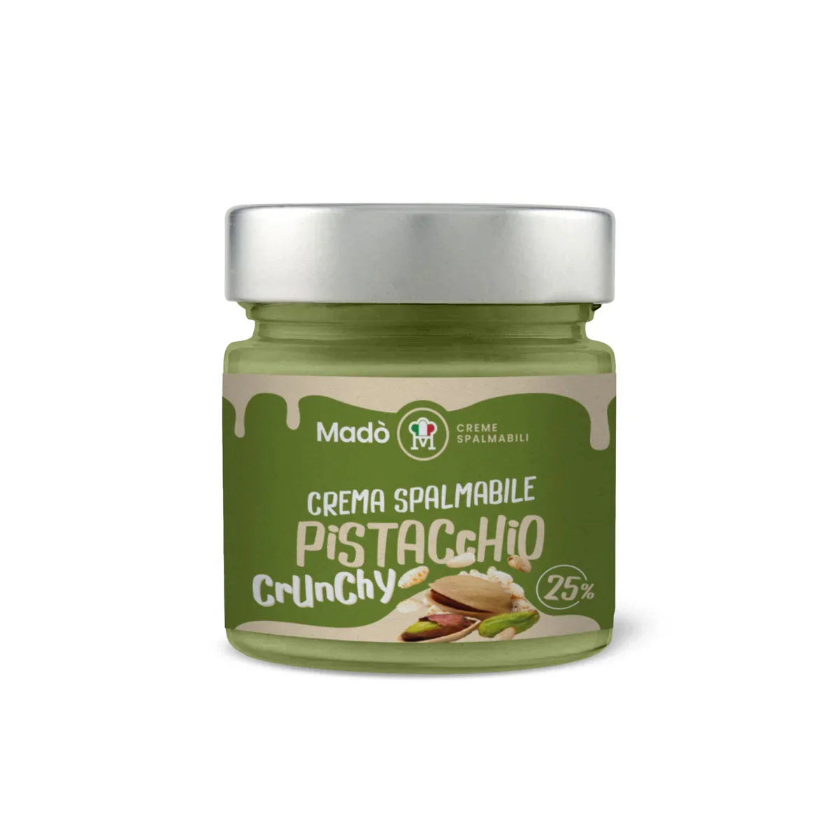 Mado Pistachio Crunchy Cream Spread, 35% Pistachio, 7.05 oz | 200g