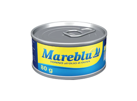 Mareblu Tuna in Olive Oil, 80g can