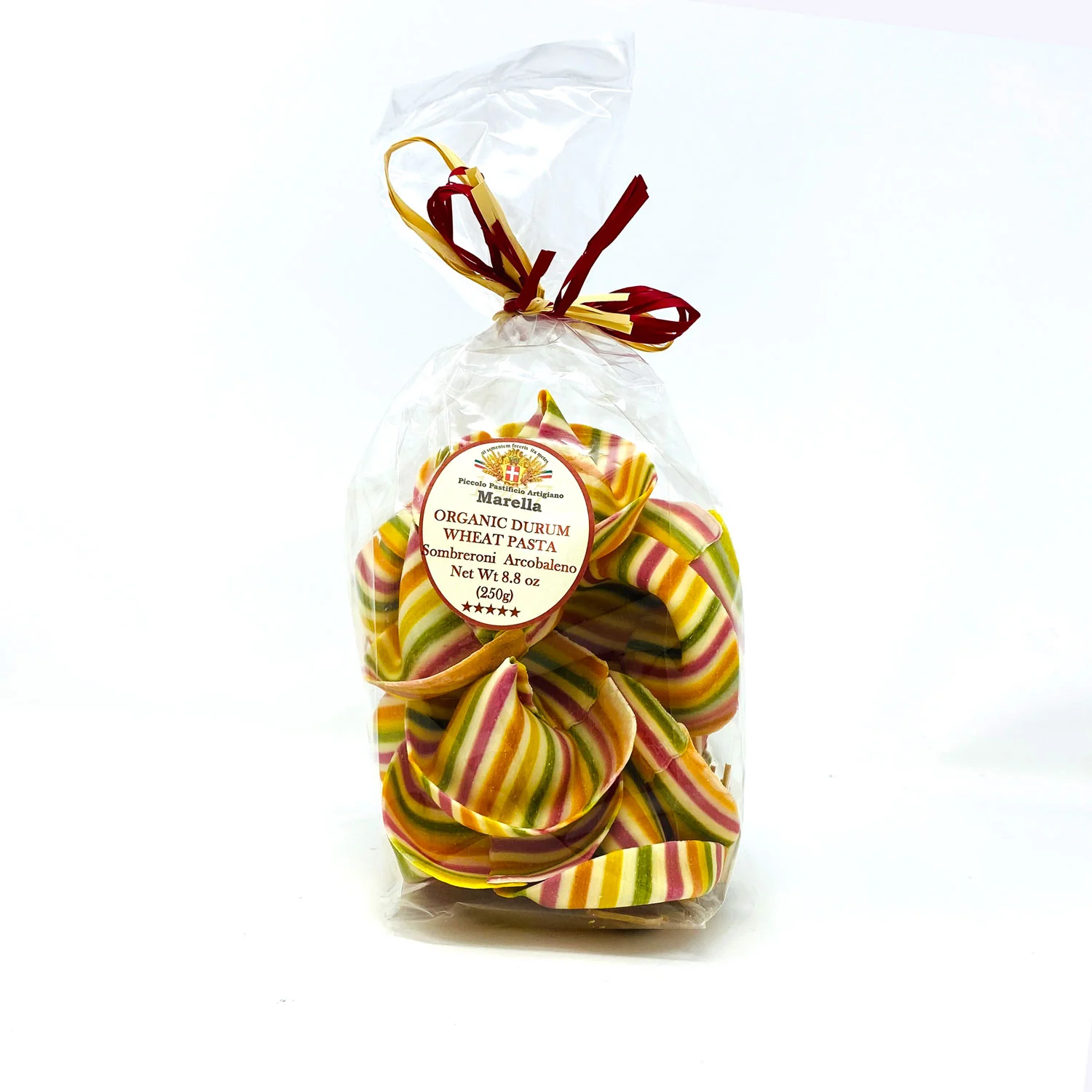 Marella Sombreroni Arcobaleno Organic Pasta from Italy, 14.1 oz