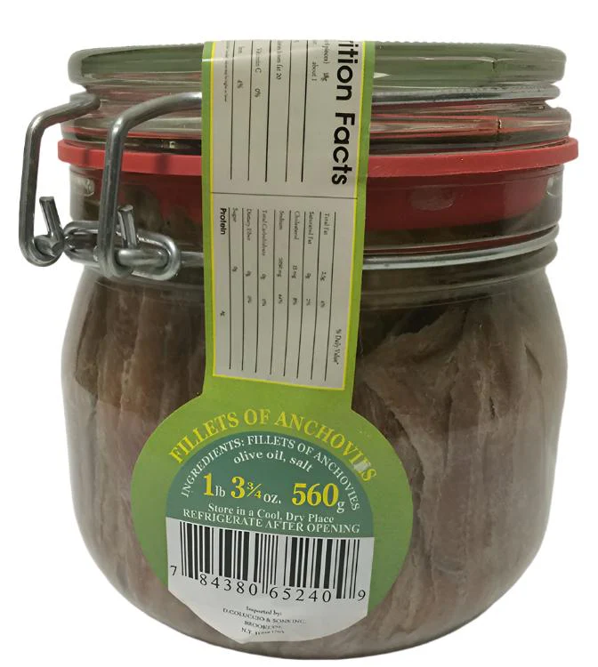Marinella Fillets of Anchovies in Pure Olive Oil, 19.7 oz | 560g jar - Image 3