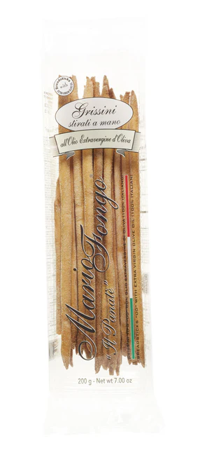 Mario Fongo Grissini Traditional Breadsticks, 7 oz | 200g | Product of Italy