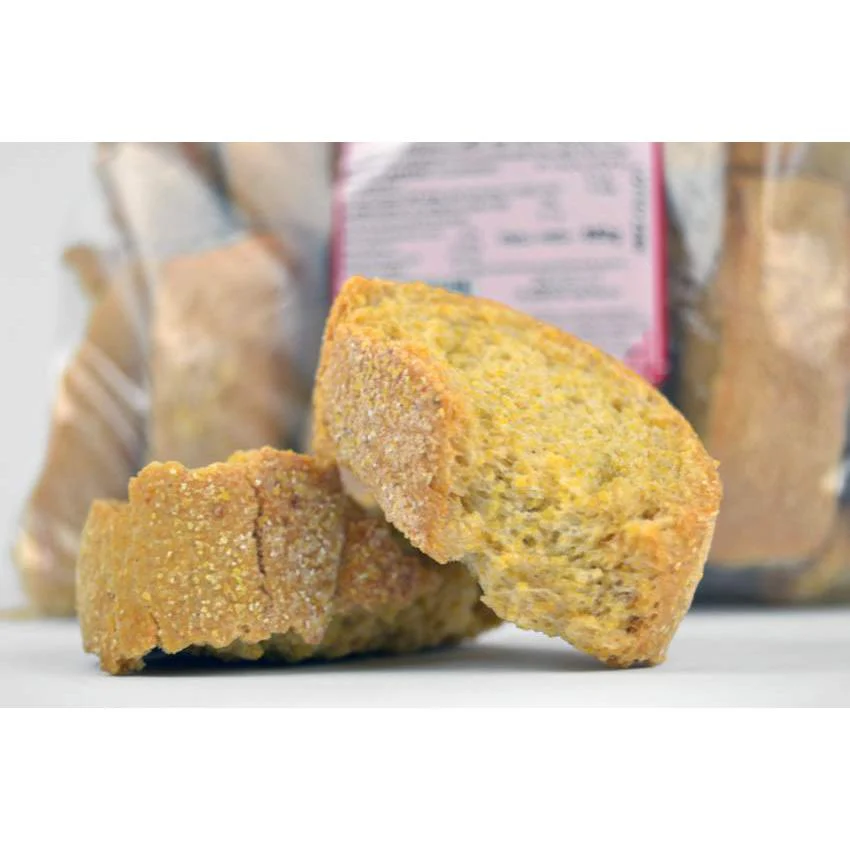 Mascolo Biscottificio Toasted Bread with Corn Flour, 14.1 oz  | 400g - Image 2