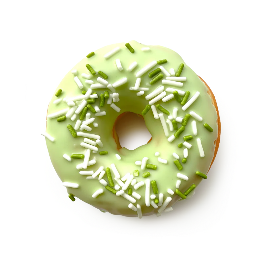 Maxtris Donuts Pistachio -Cream, Glazed Mini Donuts, Gluten Free, (210g, 6-Pack) - Image 2