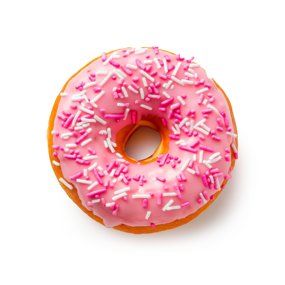 Maxtris Donuts Strawberry, Glazed Mini Donuts, Gluten Free, (210g, 6-Pack) - Image 3