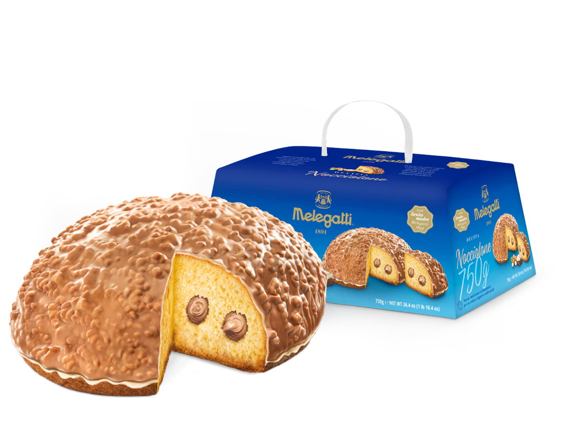 Melegatti Delizia Nocciole, Hazelnut Pandoro, 26.4 oz | 750g
