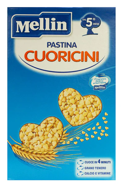 Mellin Pastina Cuoricini, 320g