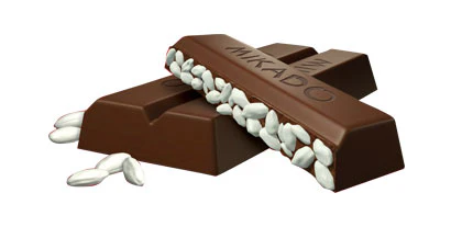 Mikado Milk Chocolate with Puffed Rice Bar, 5.3 oz | 150g - Image 2