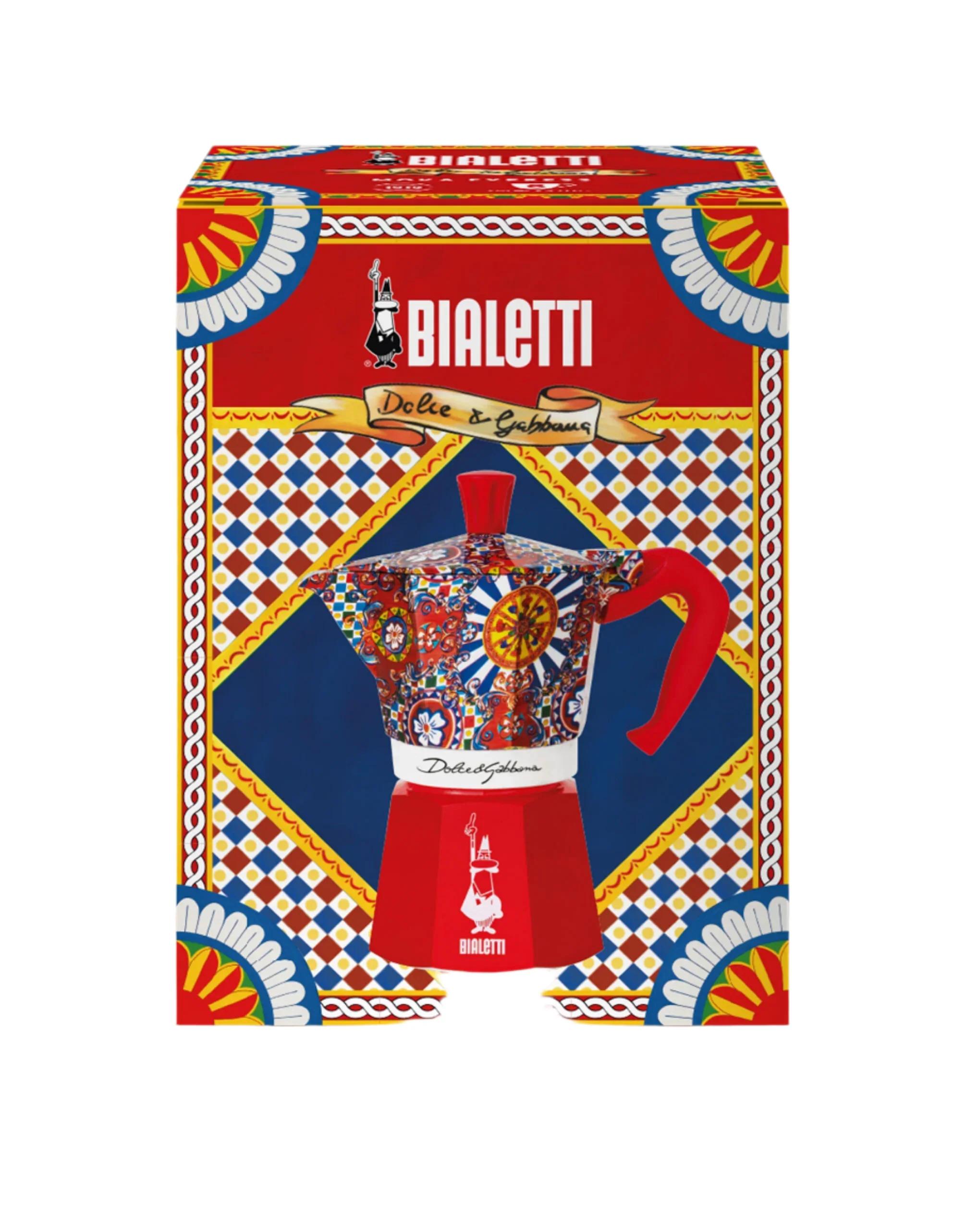 Bialetti Moka Dolce & Gabbana Stovetop Espresso Maker, Carretto - Image 3