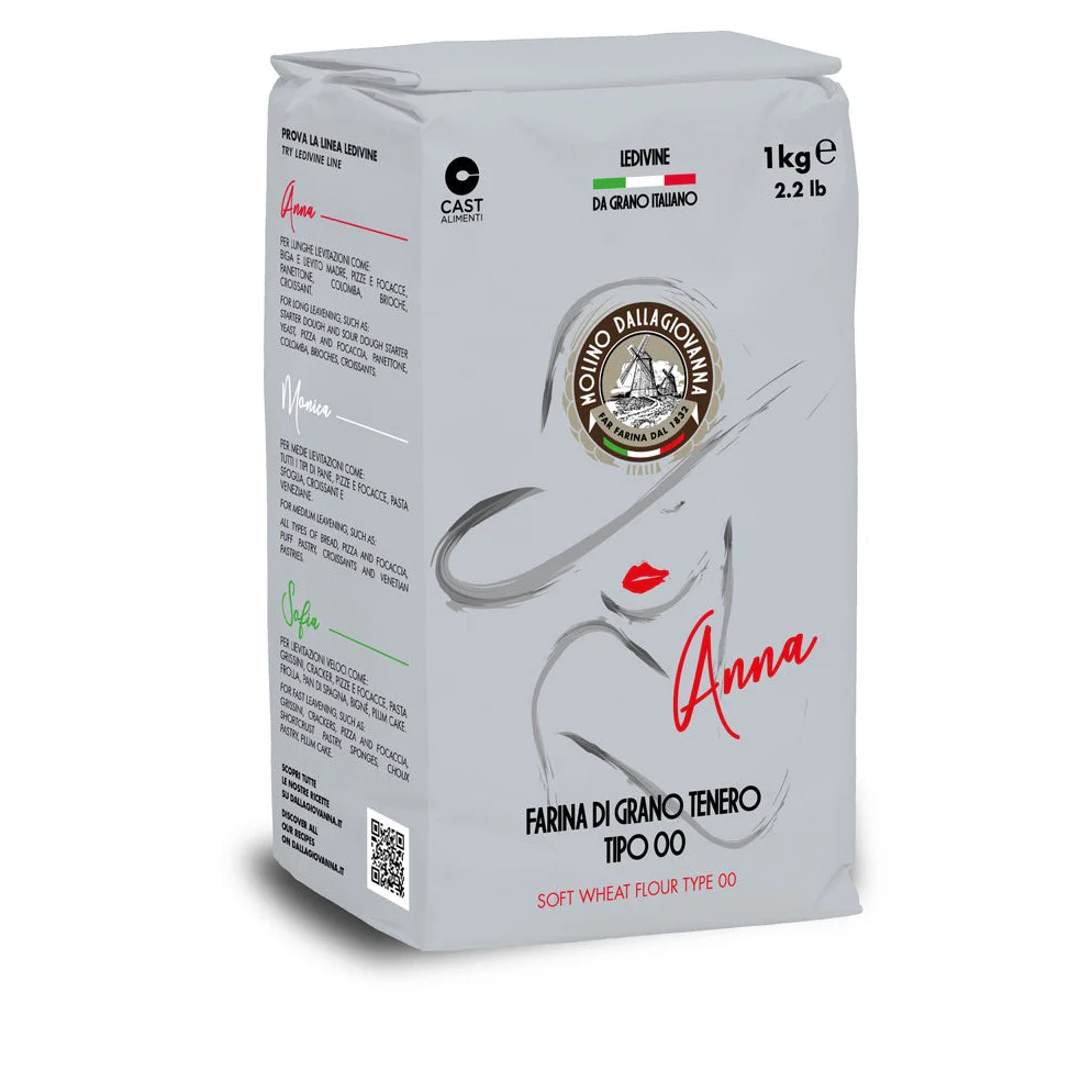 LeDivine Anna Flour Tipo "00", 2.2lb - 1kg By Molino DallaGiovanna