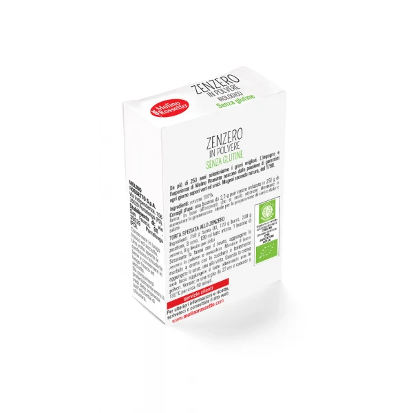 Molino Rossetto Organic Ginger Powder, Gluten Free, 2 x 2.5g Box - Image 2