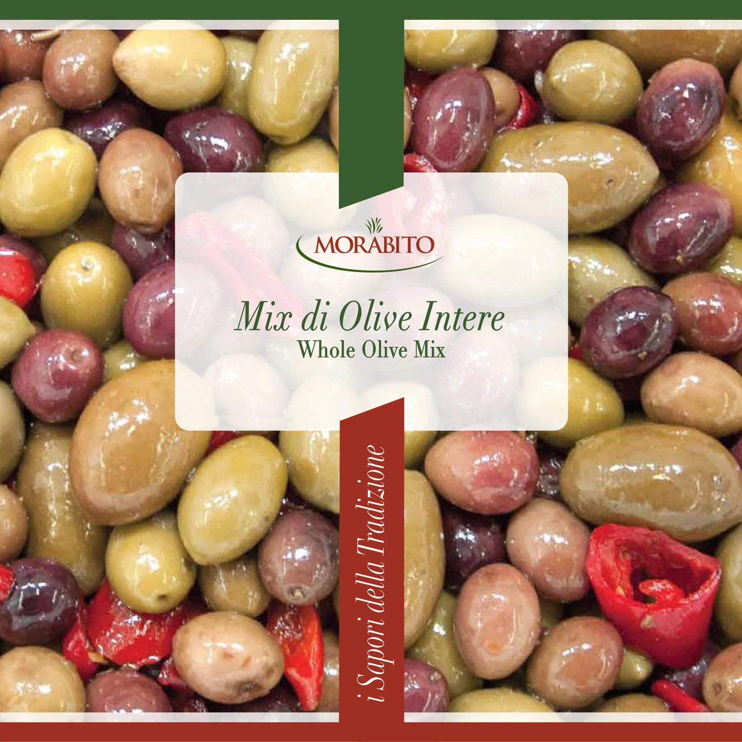 Morabito Whole Mix Olives, Mix di Olive Intere, 5 lb 8 oz | 2500g - Image 4