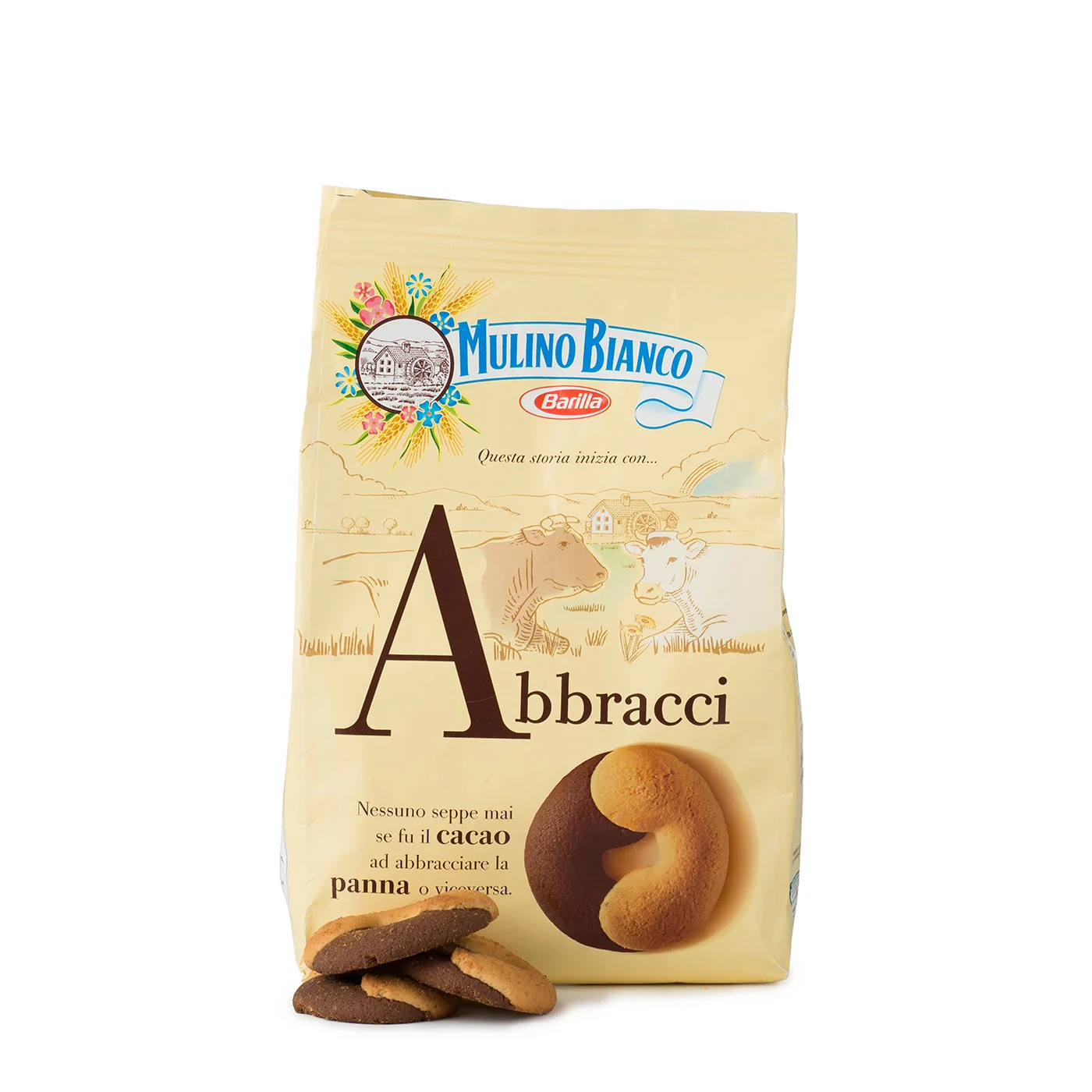Mulino Bianco Abbracci Cookies Large Bag, 24.69 oz | 700g