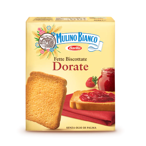 Mulino Bianco Fette Biscottate Dorate Toast, 315g