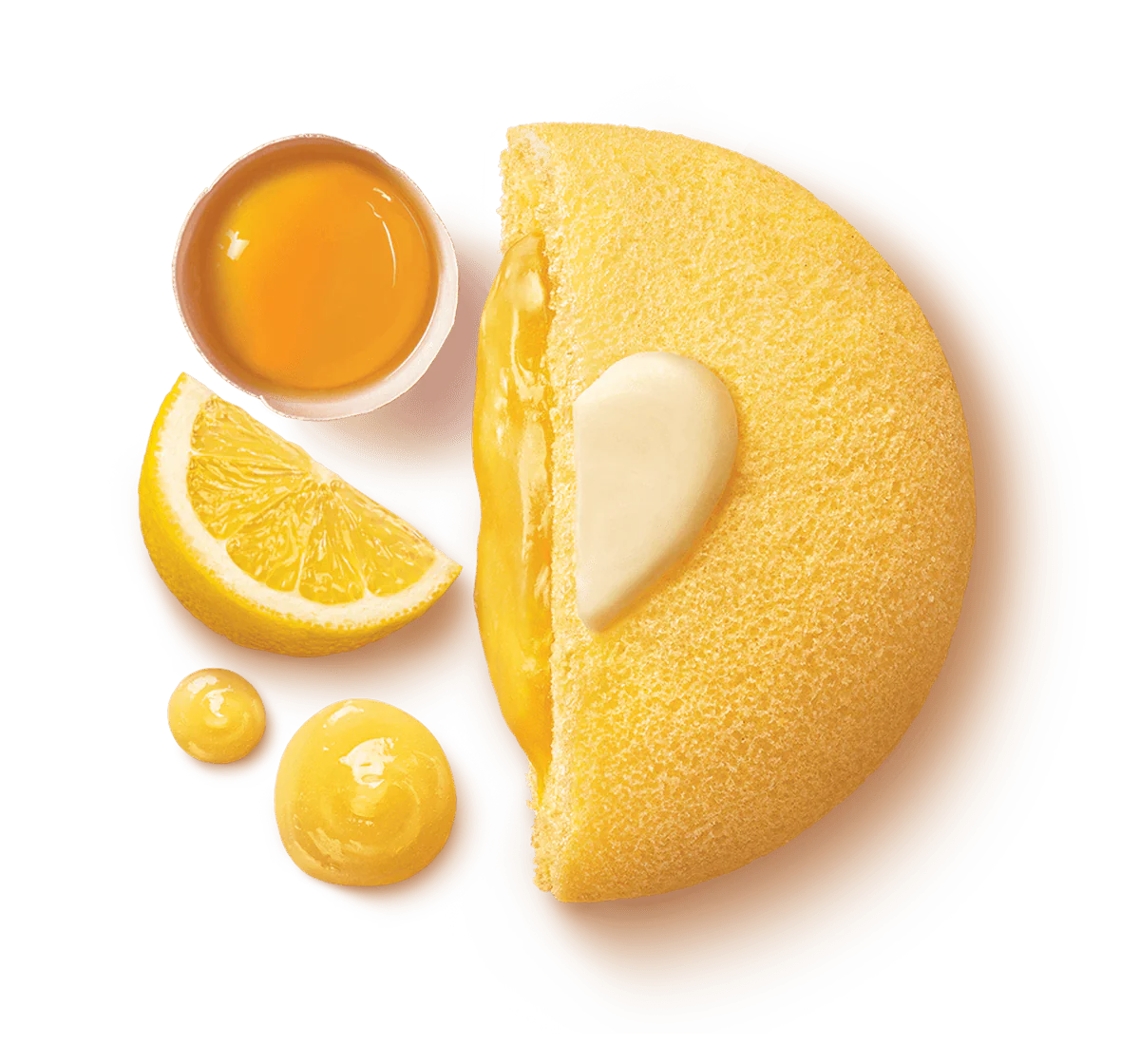 Mulino Bianco Cuor Cake with Lemon Cream, 6 pc, 210g - Image 2