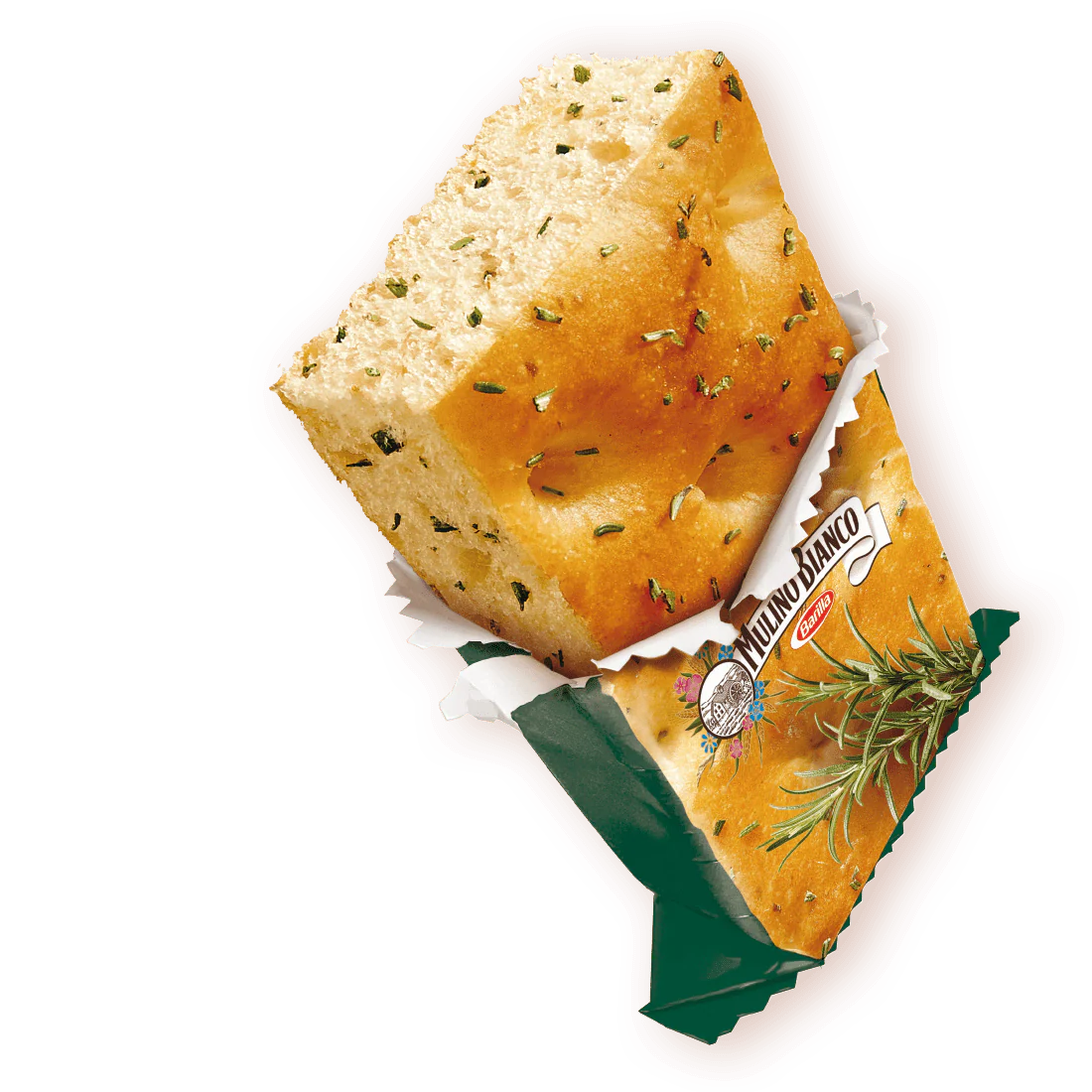 Mulino Bianco Focaccelle Rosemary, 6 Pack, 198g - Image 2