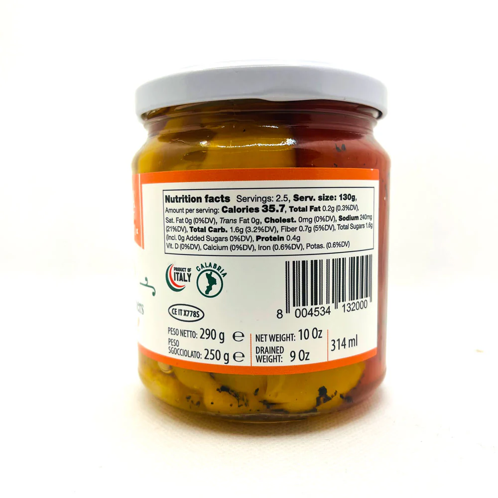 Muraca Roasted Peppers, 10 oz | 290g - Image 2