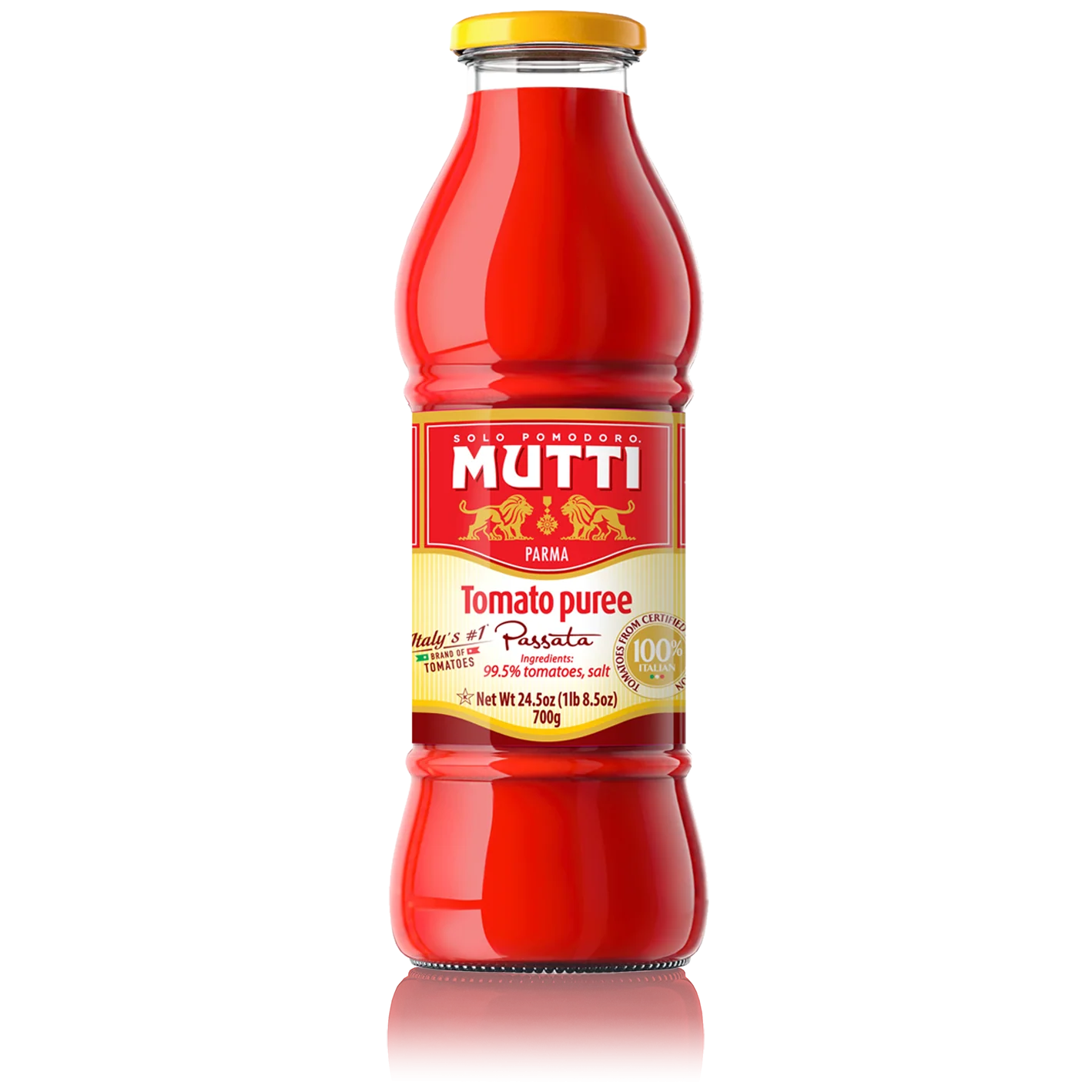 Mutti Passata di Pomodoro, Tomato Puree, 24.5 oz | 700g