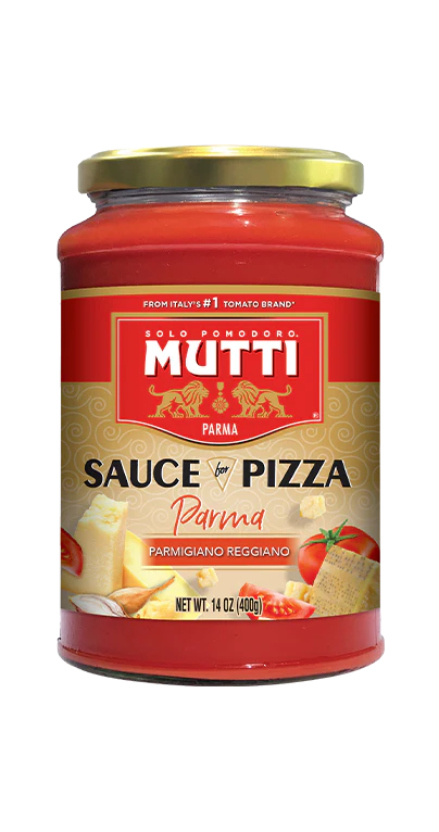 Mutti Sauce for Pizza Parma, Parmigiano Reggiano, 14 oz | 400g