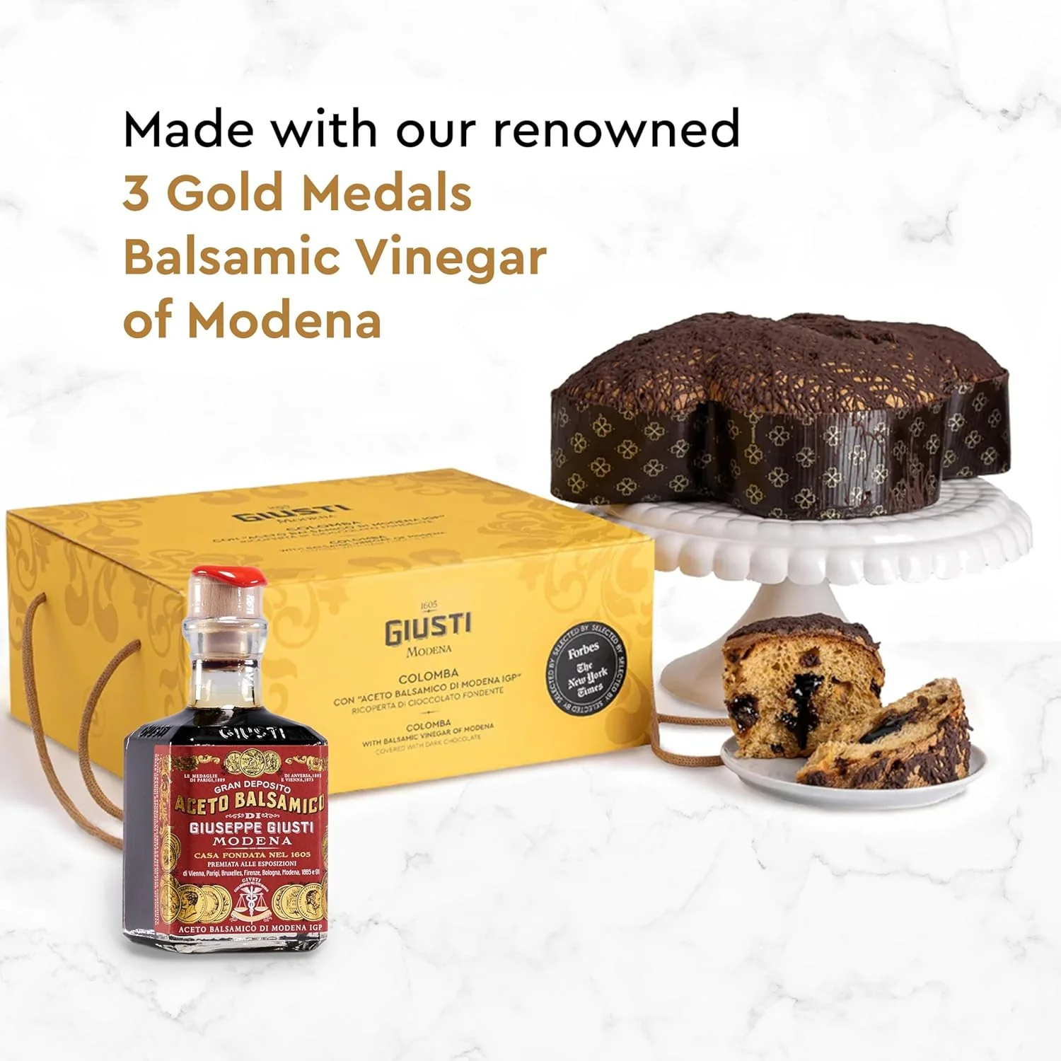 Muzzi Colomba with "Aceto Balsamic Vinegar of Modena IGP", 35.2 oz | 1 kg - Image 2