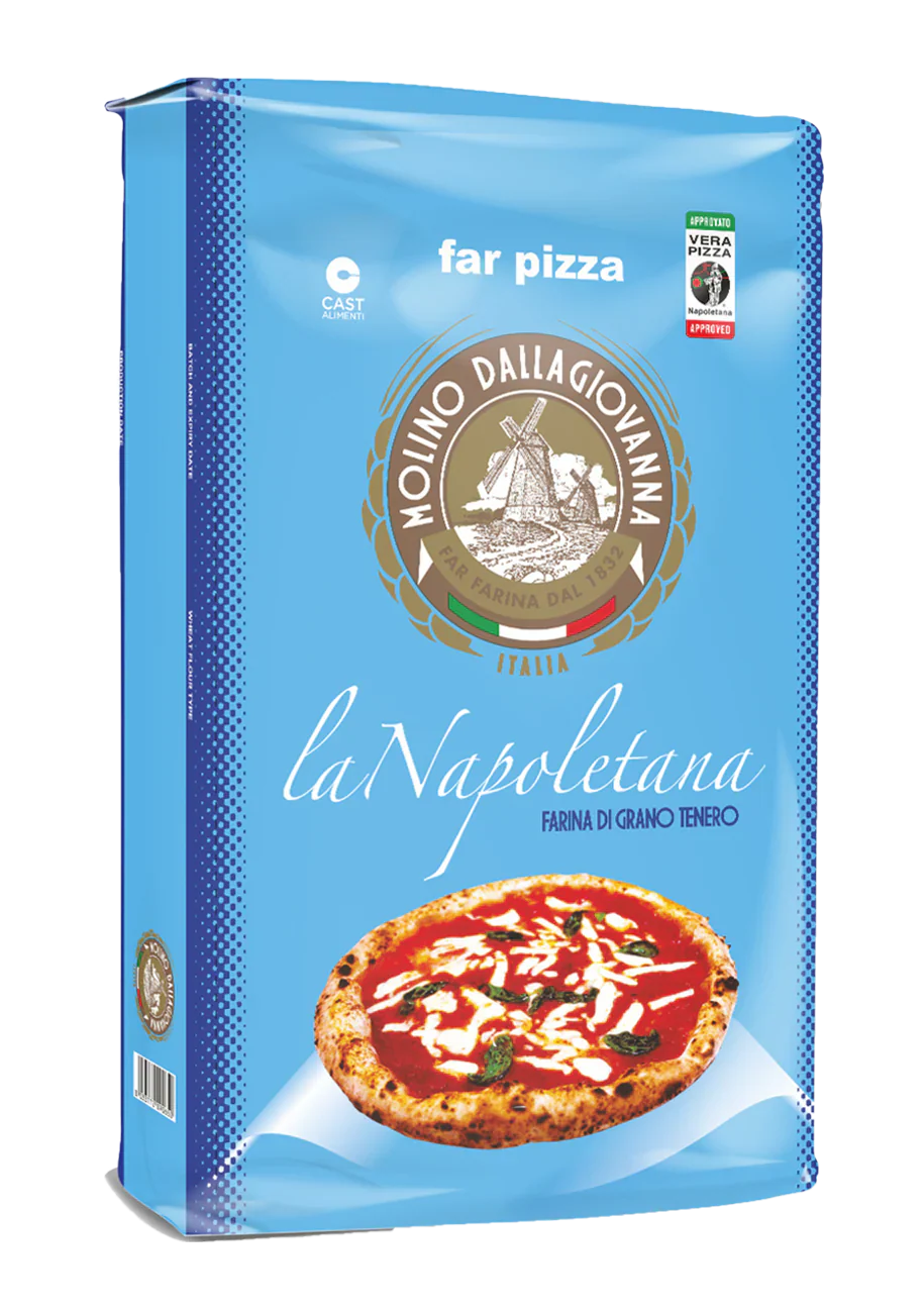 La Napoletana Flour Tipo "00" Idea for Pizza, 2.2lb - 1kg By Molino DallaGiovanna