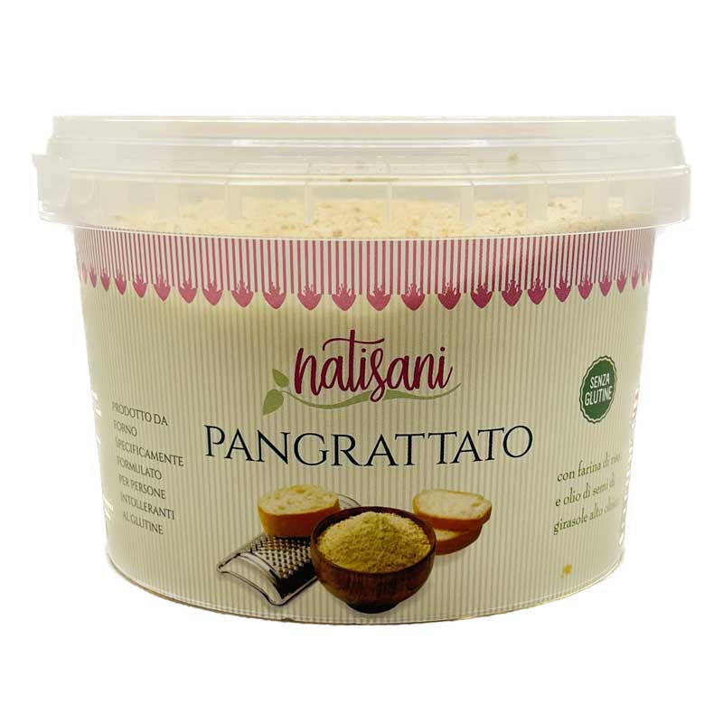 Natisani Gluten-Free Bread Crumbs, Pangrattato, 8.82 oz | 250g