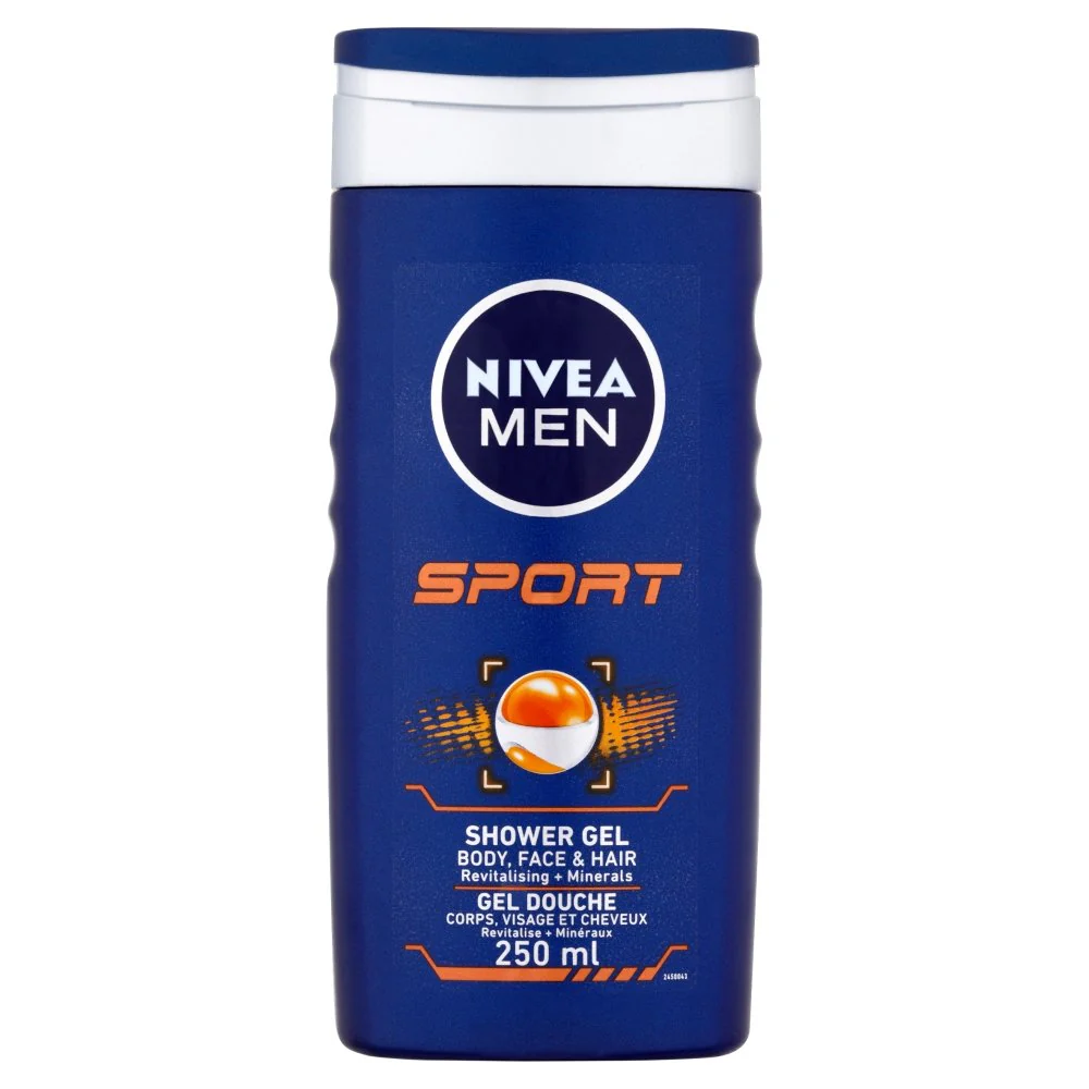 Nivea Men Sport 24H Fresh Effect, Shower Gel, 8.5 oz | 250ml