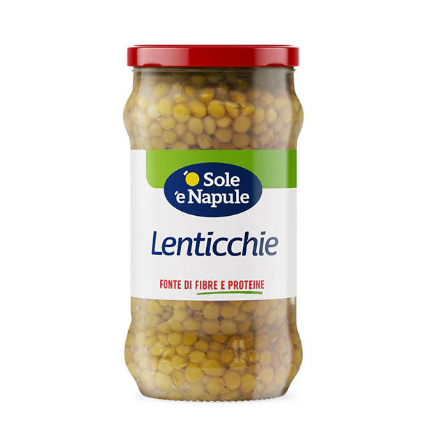 O Sole E Napule Italian Lentils, 10.4 oz | 295g