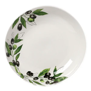 Olive 5 Piece Porcelain Pasta Set - Image 3