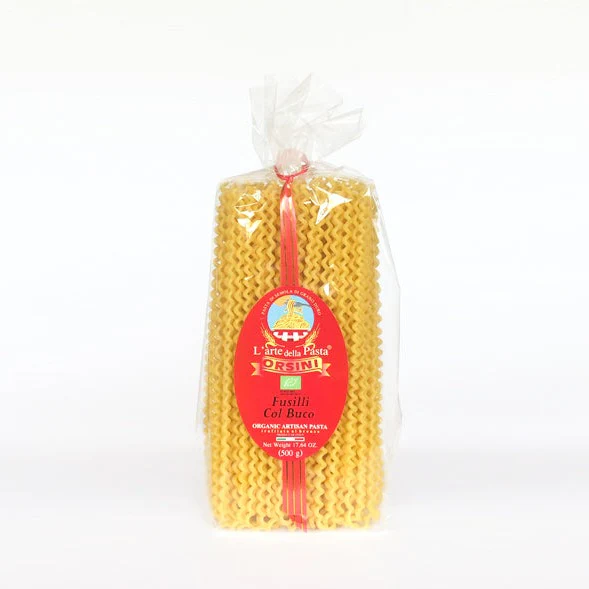 Orsini Organic Fusilli col Buco Pasta, 1.1 lb | 500g