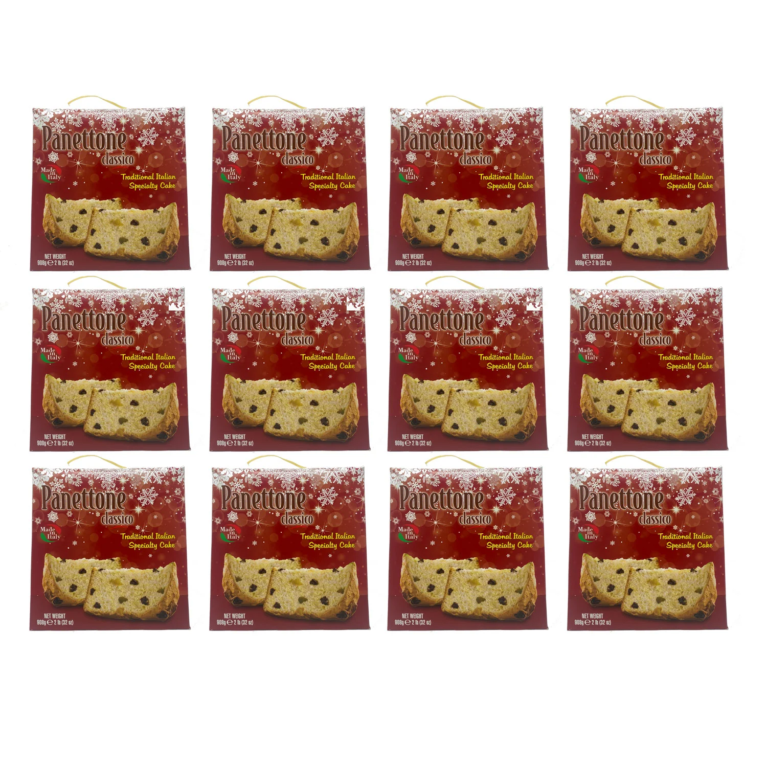 Panettone Classic FULL CASE of 12, Made in Italy, 26.4 lb, Pack of 12 - Image 2