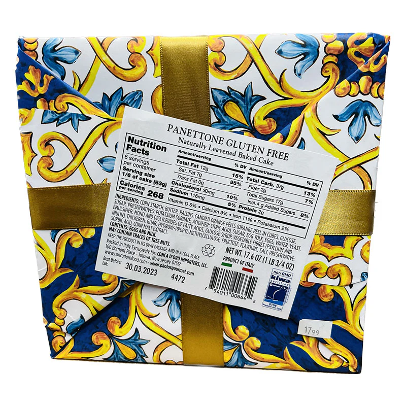 Paolos Gluten Free Classic Panettone, 21.16 oz | 500g - Image 2