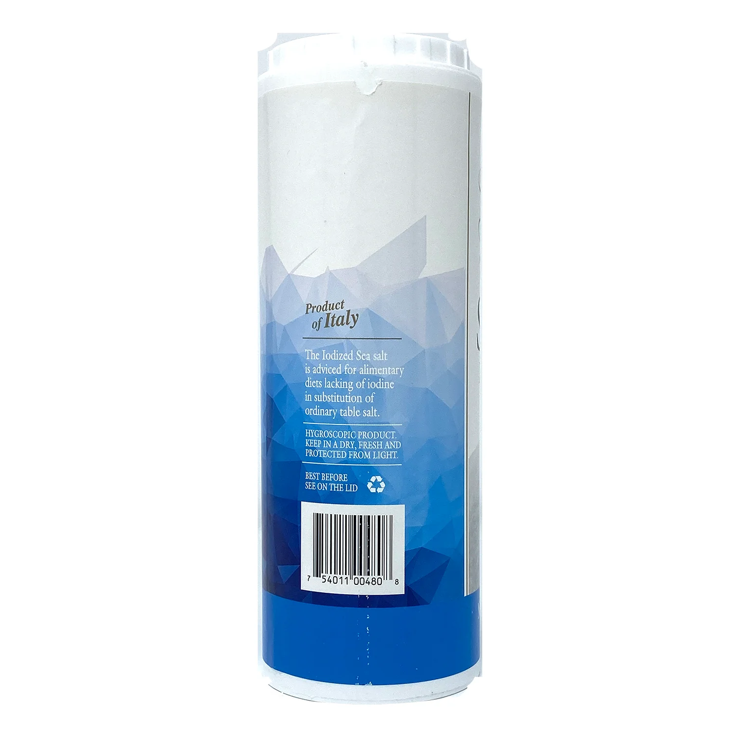Paolo's Sea Salt Fine Iodized, 26.4 oz Tube - Image 3
