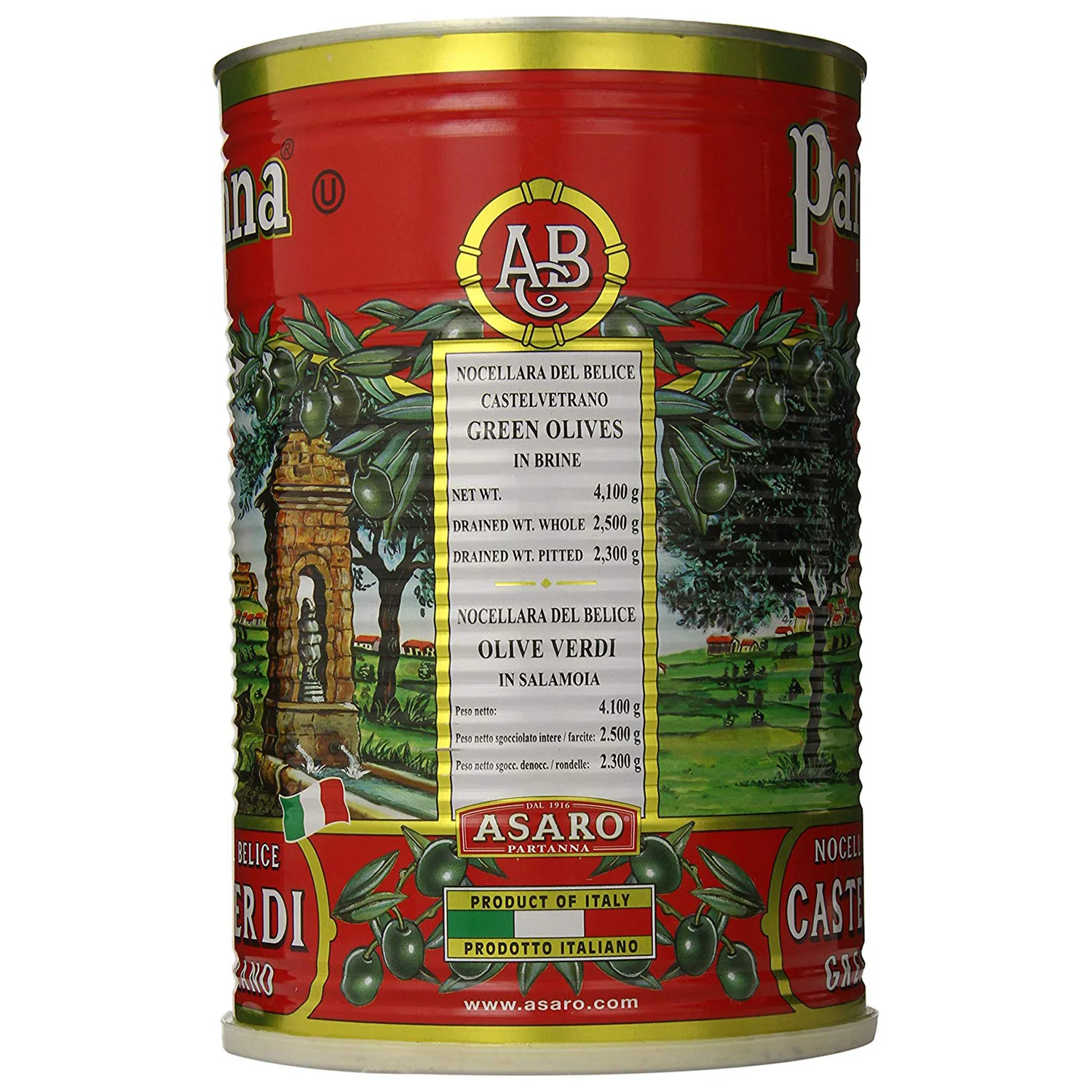 Partanna Castelvetrano Green Olives, 5.5 lb - Image 3