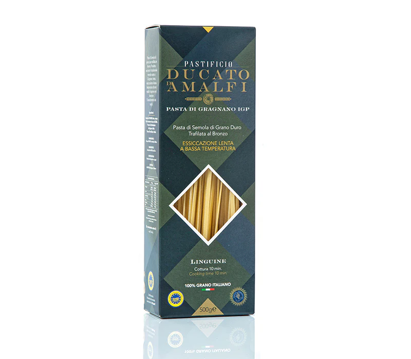 Pastificio Ducato d’Amalfi – Linguine PGI  17.6 oz (500 g) | Artisan Italian Pasta | PGI Certified