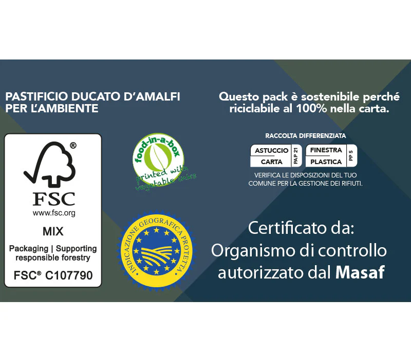Pastificio Ducato d’Amalfi – Penne Rigate di Gragnano PGI 17.6 oz (500 g) | Artisan Italian Pasta | PGI Certified - Image 5
